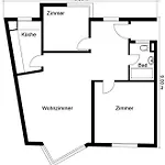 Great 2 Bedroom Flat In The Center - Mainau 12 *