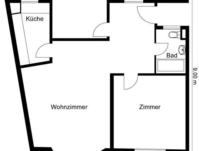 Great 2 Bedroom Flat In The Center - Mainau 12 *